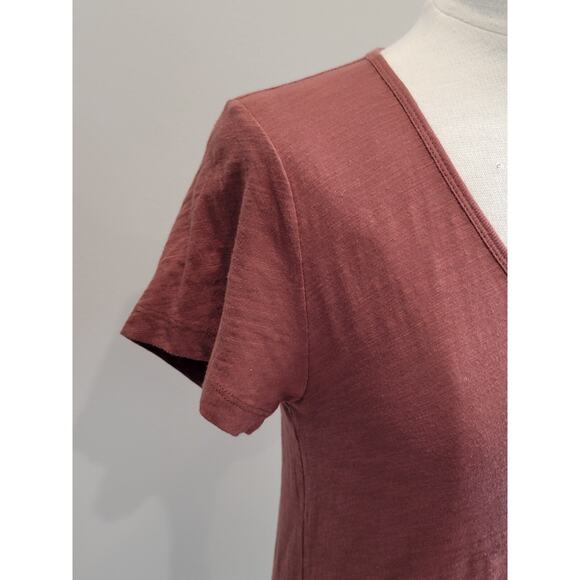 NWT Old Navy Button Front Slub Knit Top Tee Shirt Boxy 100% Cotton Size XS - Picture 3 of 8